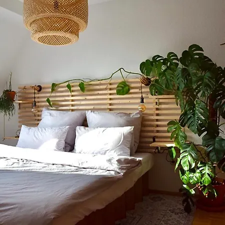 Greenbnbs: Cozy Urban Jungle In The Centre إسن
