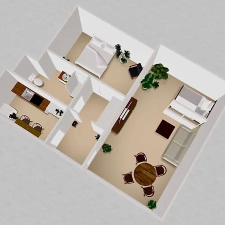 شقة Greenbnbs: Cozy Urban Jungle In The Centre